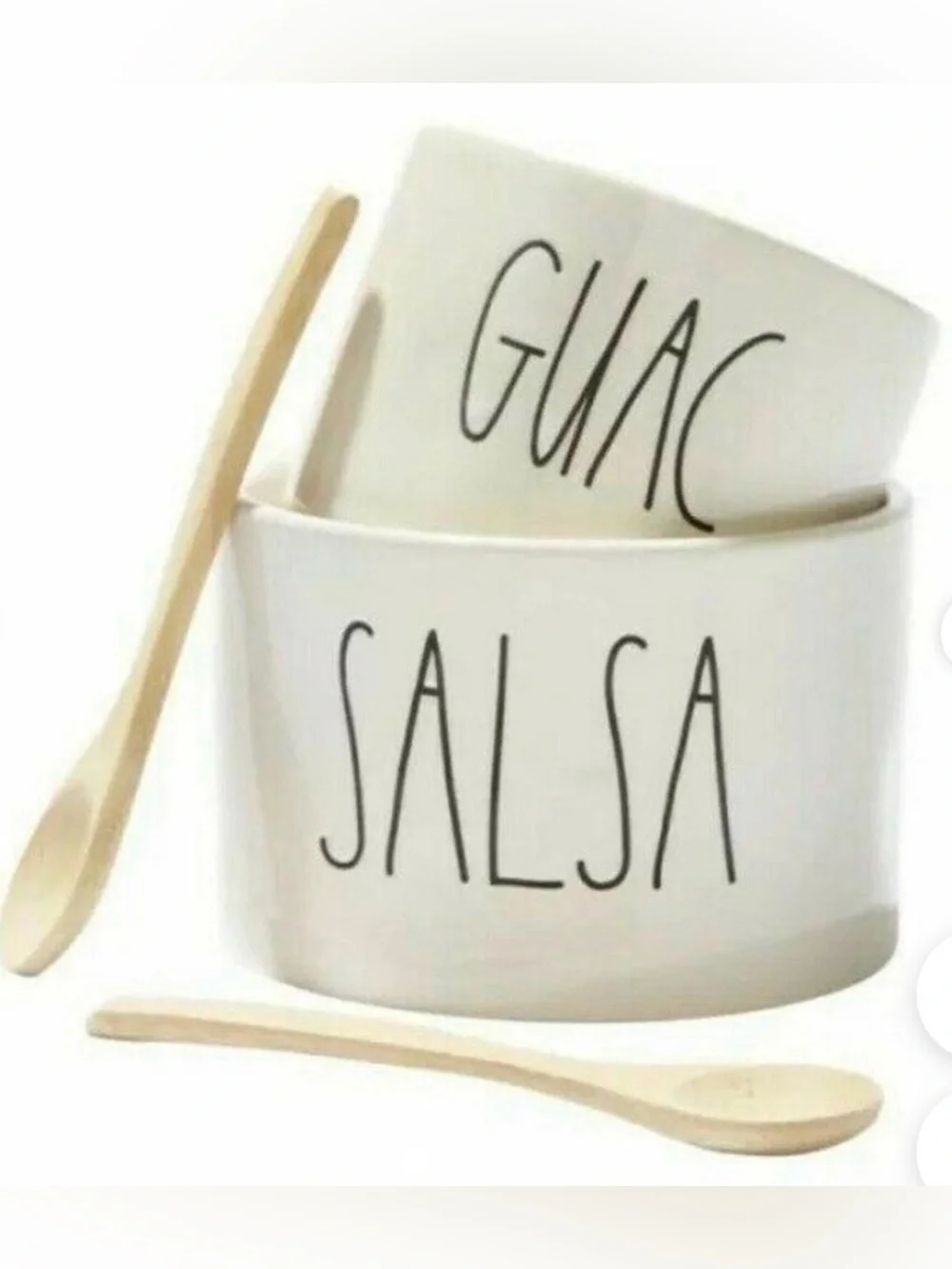 Rae Dunn Salsa and guac set